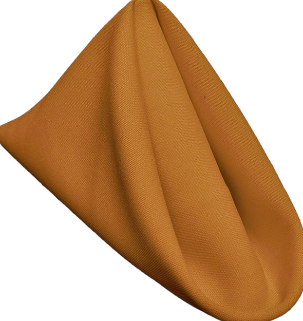 Pack of 12 ,18 x 18 Inches Polyester Poplin Decorative Table Napkins, Party Supply.