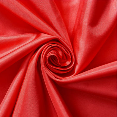 Red 60" Wide Polyester Lining Fabric - Sold By The Yard