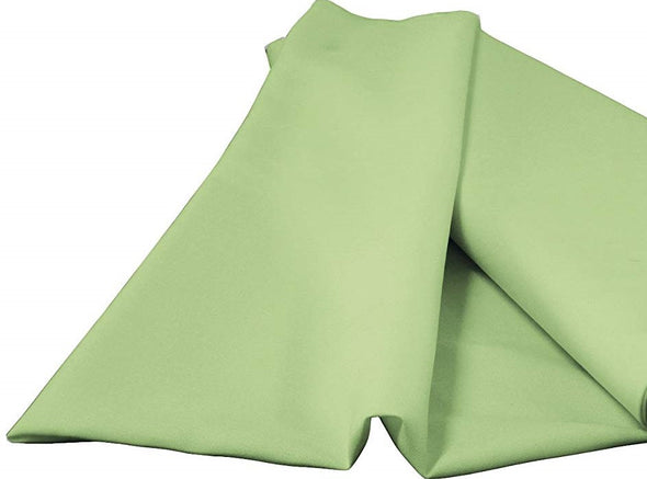 Sage Green 100% Polyester Spun Poplin Fabric Sold By The Yard.