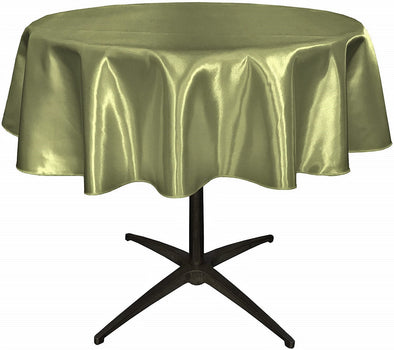 Sage Green Satin Table Overlay, for Small Coffee Table.