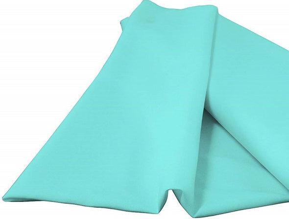 Tiff Blue 100% Polyester Spun Poplin Fabric Sold By The Yard.