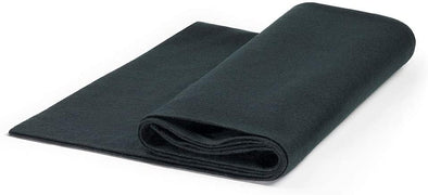 Black Craft Felt by The Yard 72" Wide, School craft-Poker Table Fabric, Sewing Projects.