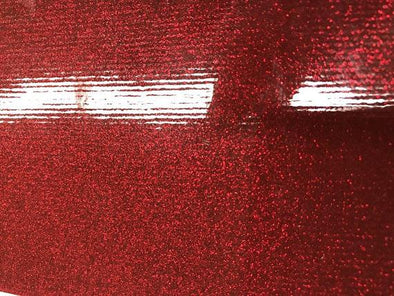 Burgundy 53/54" Wide Shiny Sparkle Glitter Vinyl, Faux Leather PVC-Upholstery By The Yard
