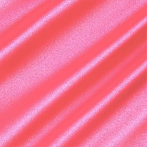 Candy Pink Stretch Charmeuse Satin Fabric, 58-59" Wide-96% Polyester, 4% Spandex by The Yard.
