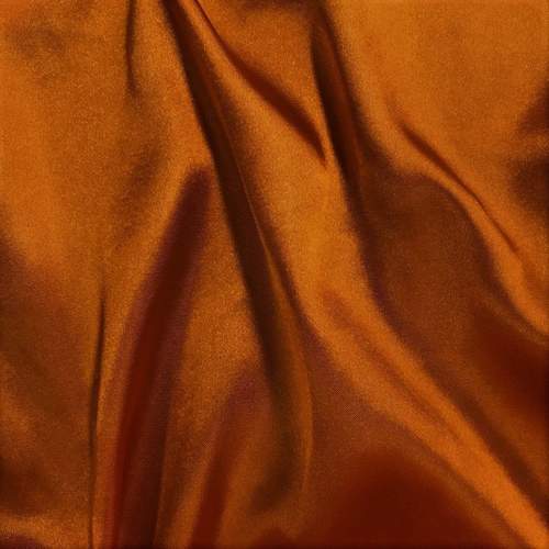 Cinnamon Stretch Charmeuse Satin Fabric, 58-59" Wide-96% Polyester, 4% Spandex by The Yard.