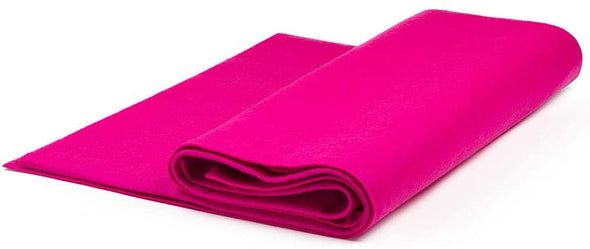 Fuchsia Craft Felt by The Yard 72" Wide, School craft-Poker Table Fabric, Sewing Projects.