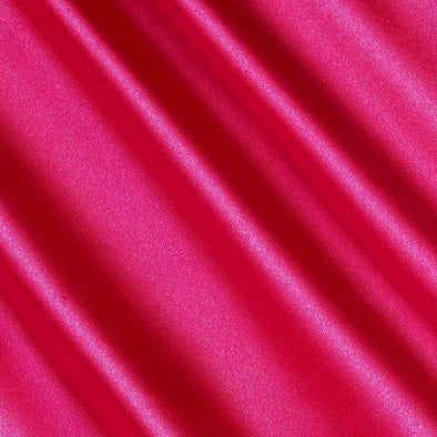 Fuchsia Stretch Charmeuse Satin Fabric, 58-59" Wide-96% Polyester, 4% Spandex by The Yard.