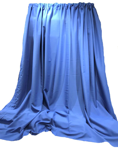 10 Feet Wide x 15 Feet High, Polyester Poplin SEAMLESS Backdrop Drape Curtain Panel.