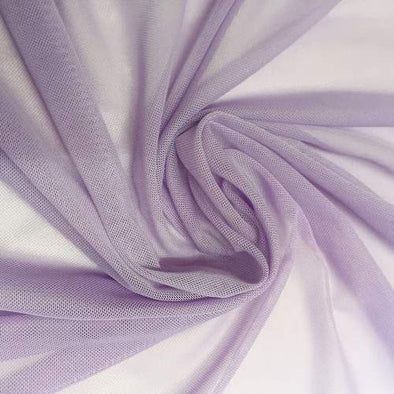 Lavender 58/60" Wide Solid Stretch Power Mesh Fabric Nylon Spandex Sold By The Yard.