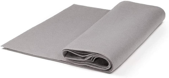 Lt Gray Craft Felt by The Yard 72" Wide, School craft-Poker Table Fabric, Sewing Projects.