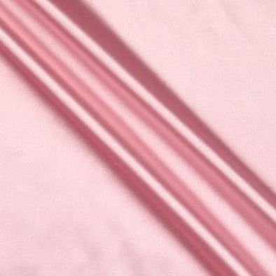 Pink Stretch Charmeuse Satin Fabric, 58-59" Wide-96% Polyester, 4% Spandex by The Yard.