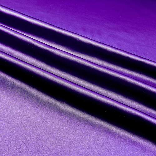 Purple Stretch Charmeuse Satin Fabric, 58-59" Wide-96% Polyester, 4% Spandex by The Yard.