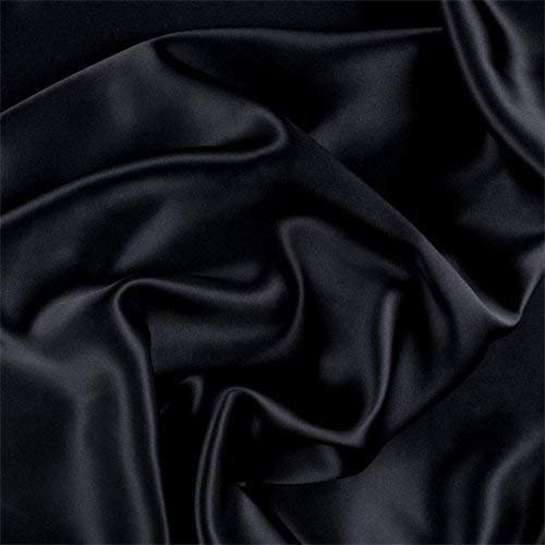 Solid Heavy Bridal Satin Fabric 58/59" Wide 100% Polyester Sold By The Yard.