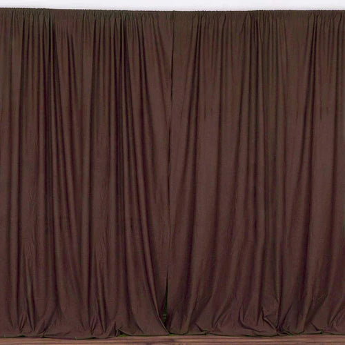 10 Feet Wide x 15 Feet High, Polyester Poplin SEAMLESS Backdrop Drape Curtain Panel.