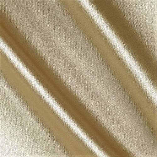 Champagne Heavy Shiny Bridal Satin Fabric for Wedding Dress, 60" inches wide sold by The Yard.