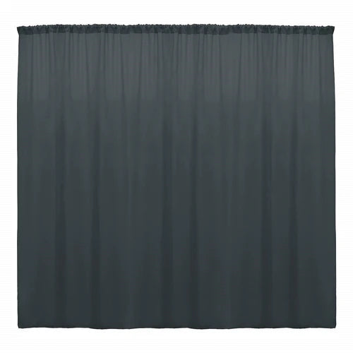 10 Feet Wide x 10 Feet High, Polyester Poplin SEAMLESS Backdrop Drape Curtain Panel.