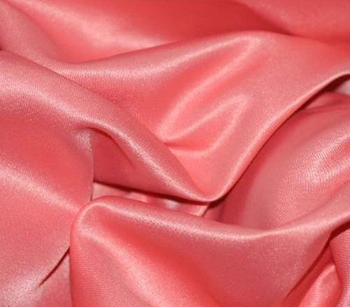 Coral Copy of Heavy Shiny Bridal Satin Fabric for Wedding Dress, 60" inches wide sold by The Yard.