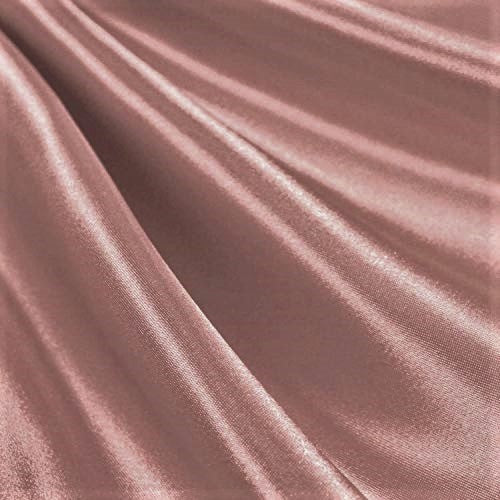 Solid Heavy Bridal Satin Fabric 58/59" Wide 100% Polyester Sold By The Yard.