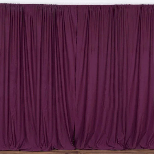 10 Feet Wide x 15 Feet High, Polyester Poplin SEAMLESS Backdrop Drape Curtain Panel.