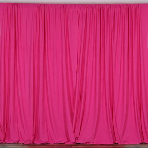 10 Feet Wide x 7 Feet High, Polyester Poplin SEAMLESS Backdrop Drape Curtain Panel.