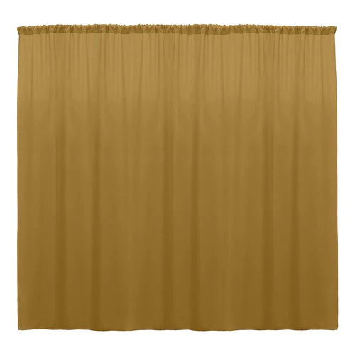 10 Feet Wide x 15 Feet High, Polyester Poplin SEAMLESS Backdrop Drape Curtain Panel.