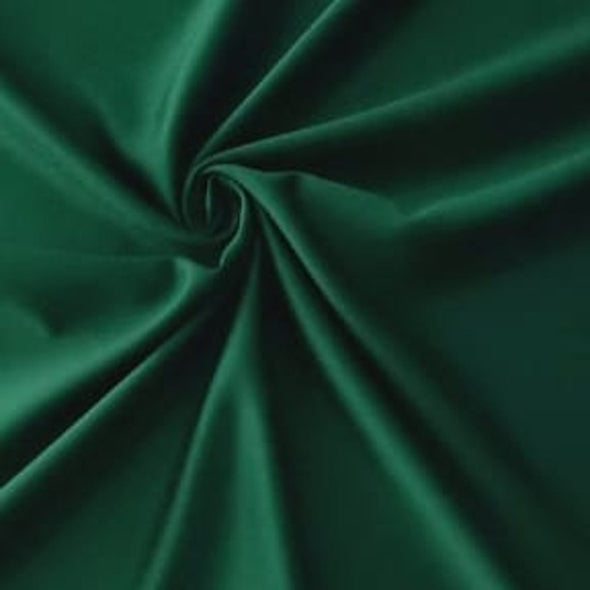 Hunter Green Matte Satin (Peau de Soie) Duchess Fabric Bridesmaid Dress 60" Wide Sold By The Yard.