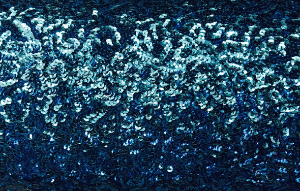 Turquoise mermaid fish scales sequins- seaweed sequins design- sold by the yard.58" wide.