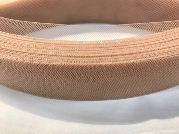 10 yards-2 inches nude crinoline horsehair braid trim-dresses-weddings-decorations-prom-nightgown-sold by 10 yards.