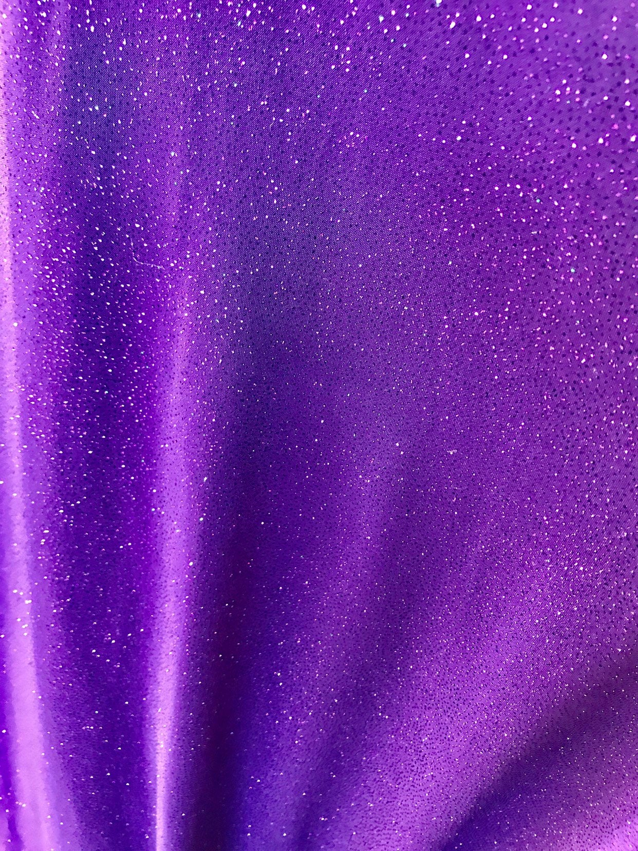 Plum shiny iridescent glitter stretch spandex design-Selena fabric-dec ...