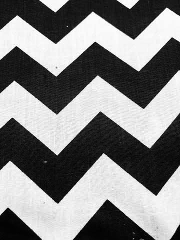 60" Wide Chevron/Zig Zag Poly Cotton Print Fabric By The Yard