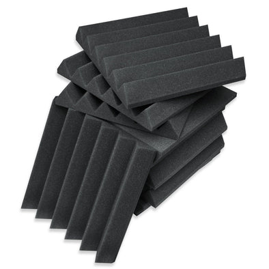 Green Gizmo 2" Acoustic Wedge Panel Charcoal (24 Pack)