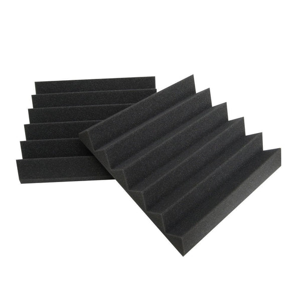Green Gizmo 2" Acoustic Wedge Panel Charcoal (24 Pack)