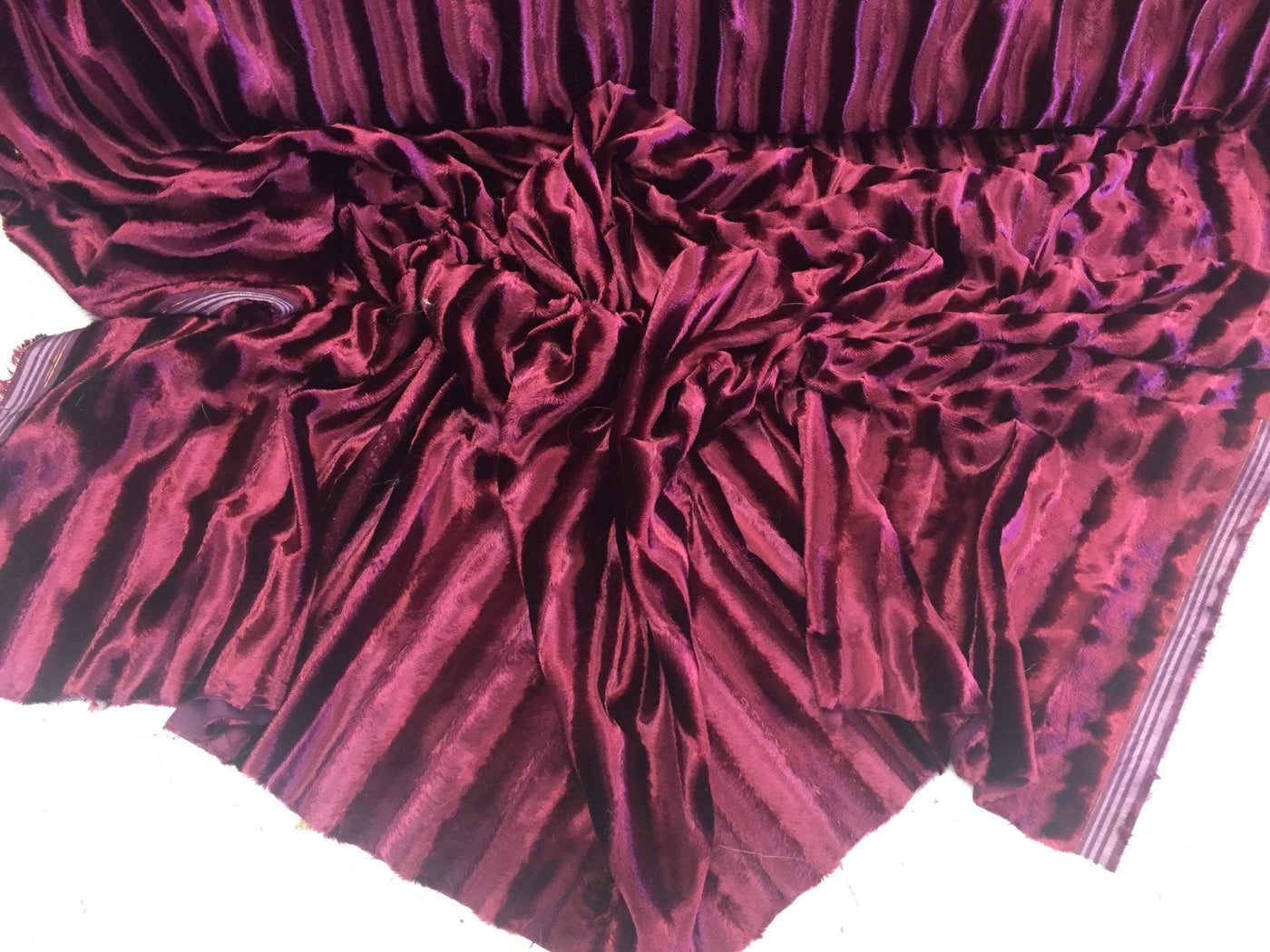 Solid Crushed Velour Stretch Velvet Fabric 59/60 Wide Sold By The Yar