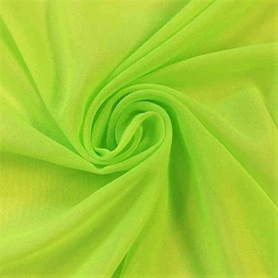 Solid Soft Light Weight, Sheer, See Through Chiffon Fabric 58/60" Wide 100% Polyester Sold By The Yard.