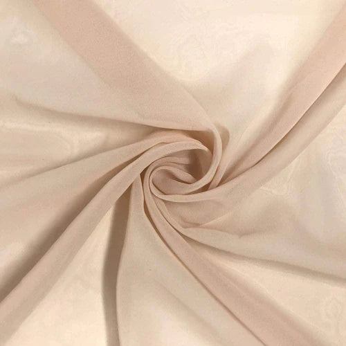 Solid Soft Light Weight, Sheer, See Through Chiffon Fabric 58/60" Wide 100% Polyester Sold By The Yard.