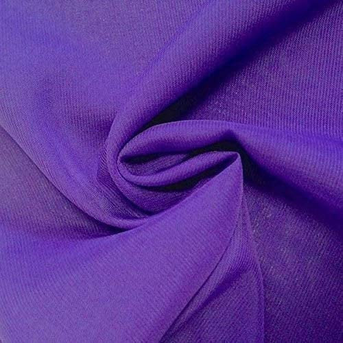 Solid Soft Light Weight, Sheer, See Through Chiffon Fabric 58/60" Wide 100% Polyester Sold By The Yard.