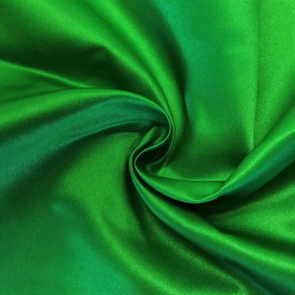 Kelly Green Matte Satin (Peau de Soie) Duchess Fabric Bridesmaid Dress 60" Wide Sold By The Yard.