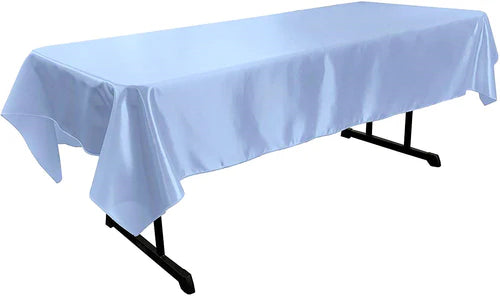 58" x 120" Rectangular Polyester Bridal Satin Table Tablecloth