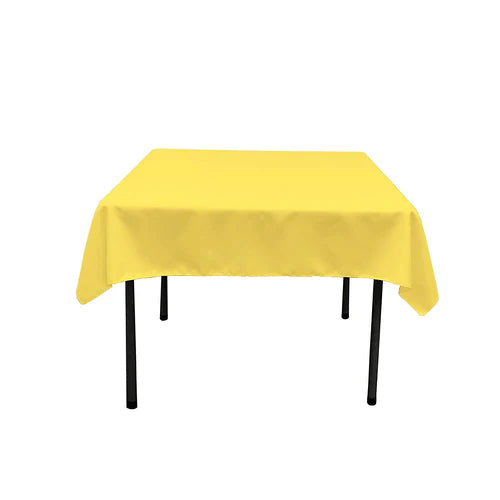 Square Polyester Poplin Tablecloth / Overlay