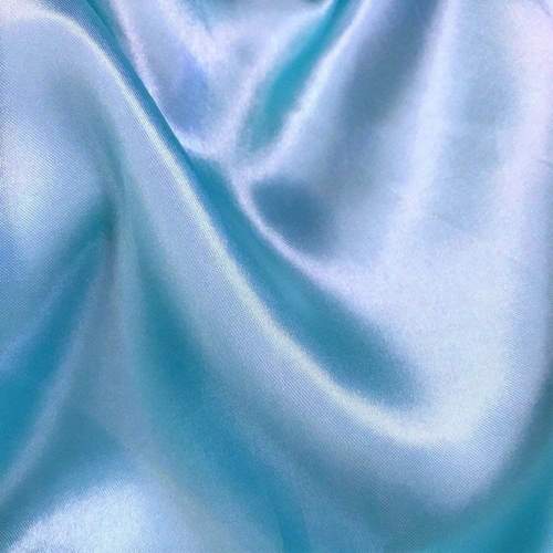 Lt Blue Heavy Shiny Bridal Satin Fabric for Wedding Dress, 60" inches wide sold by The Yard.