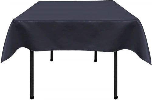 36"x 36" Square Polyester Bridal Satin Table Table Overlay, For a Small 24" Square Coffee Table With 6" Drop