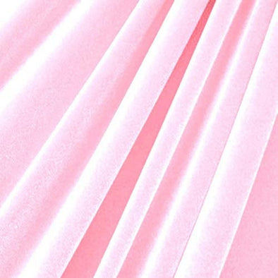Pink Spandex Velvet Fabric 60" Wide 90% Polyester/10% Stretch Velvet Fabric By The Yard