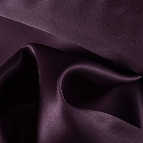 Solid Heavy Bridal Satin Fabric 58/59" Wide 100% Polyester Sold By The Yard.