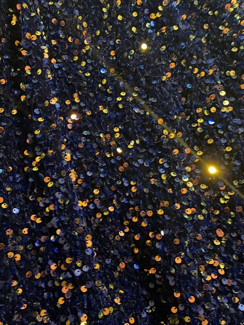 Rainbow Iridescent stretch Velvet with luxury sequins all over 5mm shining sequins 2-way stretch, sold by the yard