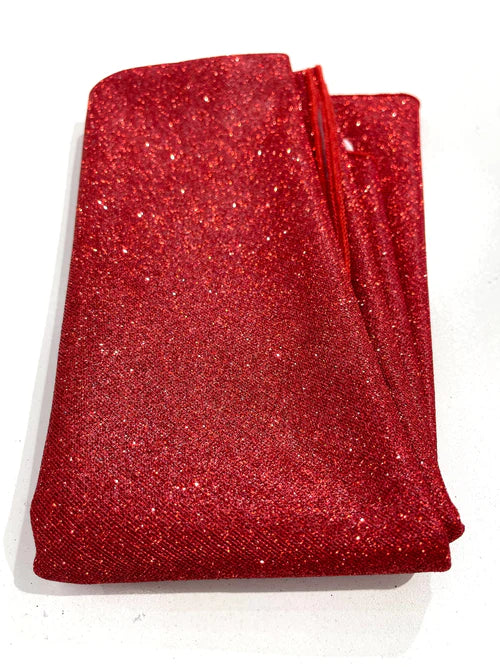36" Round Full Covered Glitter Shimmer Fabric Tablecloth, For Small Round Coffee Table.