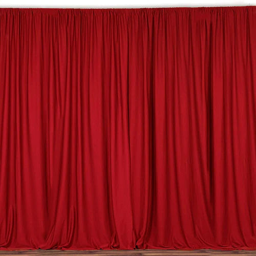 10 Feet Wide x 8 Feet High, Polyester Poplin SEAMLESS Backdrop Drape Curtain Panel.