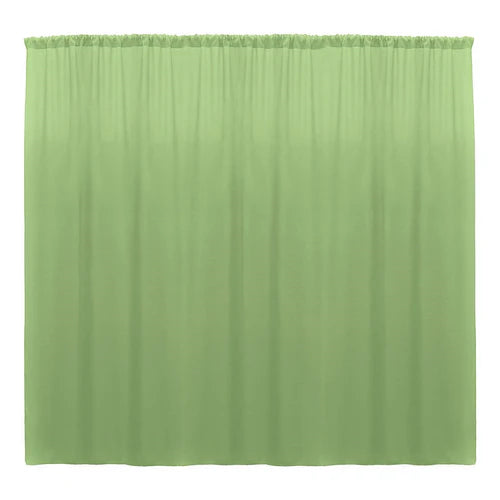10 Feet Wide x 20 Feet High, Polyester Poplin SEAMLESS Backdrop Drape Curtain Panel.