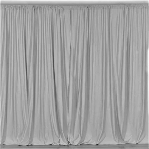 10 Feet Wide x 20 Feet High, Polyester Poplin SEAMLESS Backdrop Drape Curtain Panel.