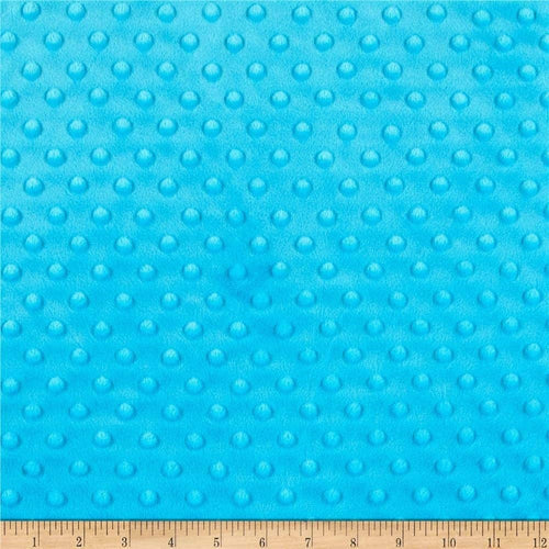 Minky Dimple Dot Soft Cuddle Fabric 58/59" Wide 100% Polyester Sold By The Yard.