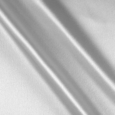 White Heavy Shiny Bridal Satin Fabric for Wedding Dress, 60" inches wide sold by The Yard.